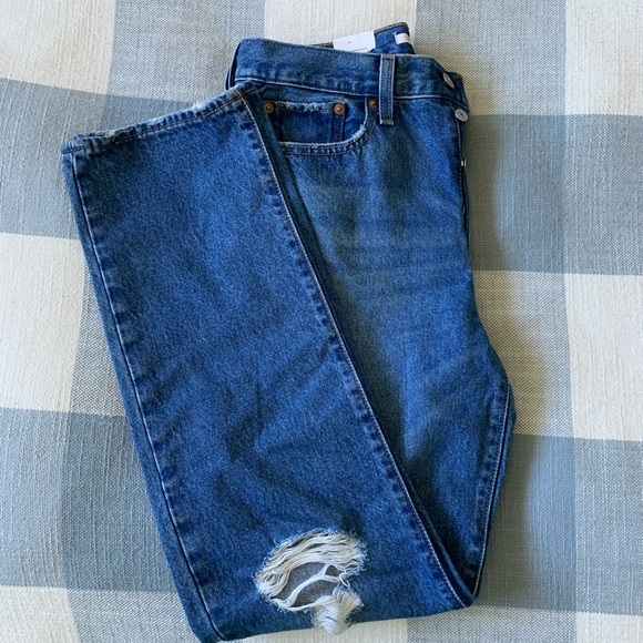 Levi’s Wedgie Straight Jeans Medium Wash 30L - Picture 3 of 6